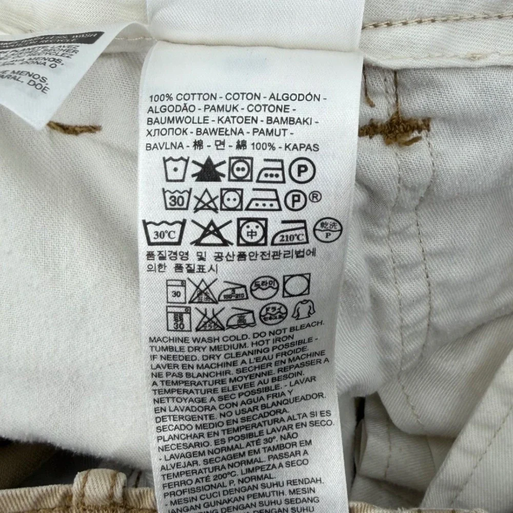 Levis Cargo Pants Mens 35x30 Khaki Tan Straight Leg Cotton Twill Utility Trouser